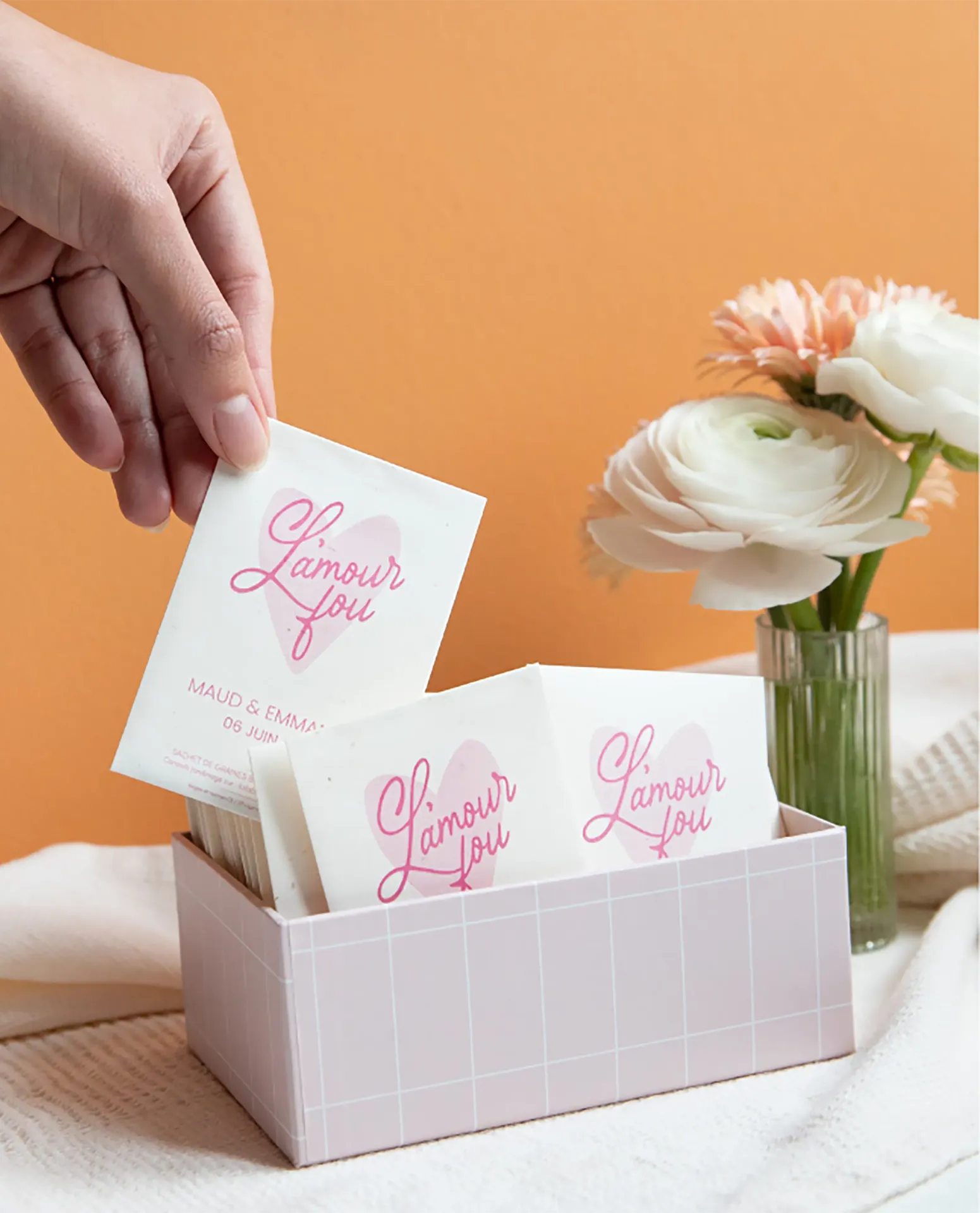 Cadeau d'invité . Graines à planter